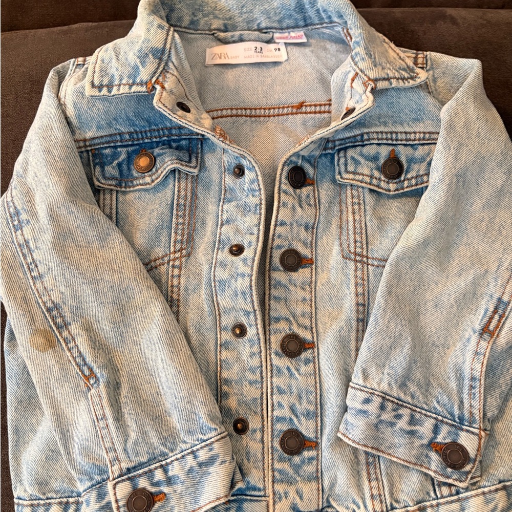 Zara Kids Blue Denim Jacket